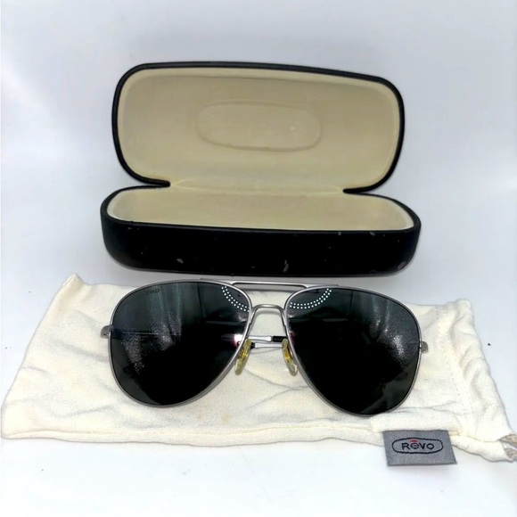 Revo Other - Revo Windspeed Aviator Sunglasses Polarized Chrome/Blue Mirrored 3087-03 Men’s